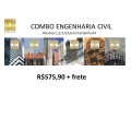 COMBO ENGENHARIA CIVIL - VOLUMES 1,2,3,4,5,6 em tamanho A4
